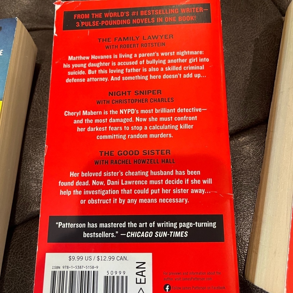 Lot of Six James Patterson Books in Paperback - Picture 4 of 9